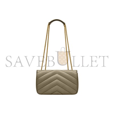 YSL LOULOU SMALL IN MATELASSÉ LAMBSKIN 801437AAEAX3775 (24*14*6cm)